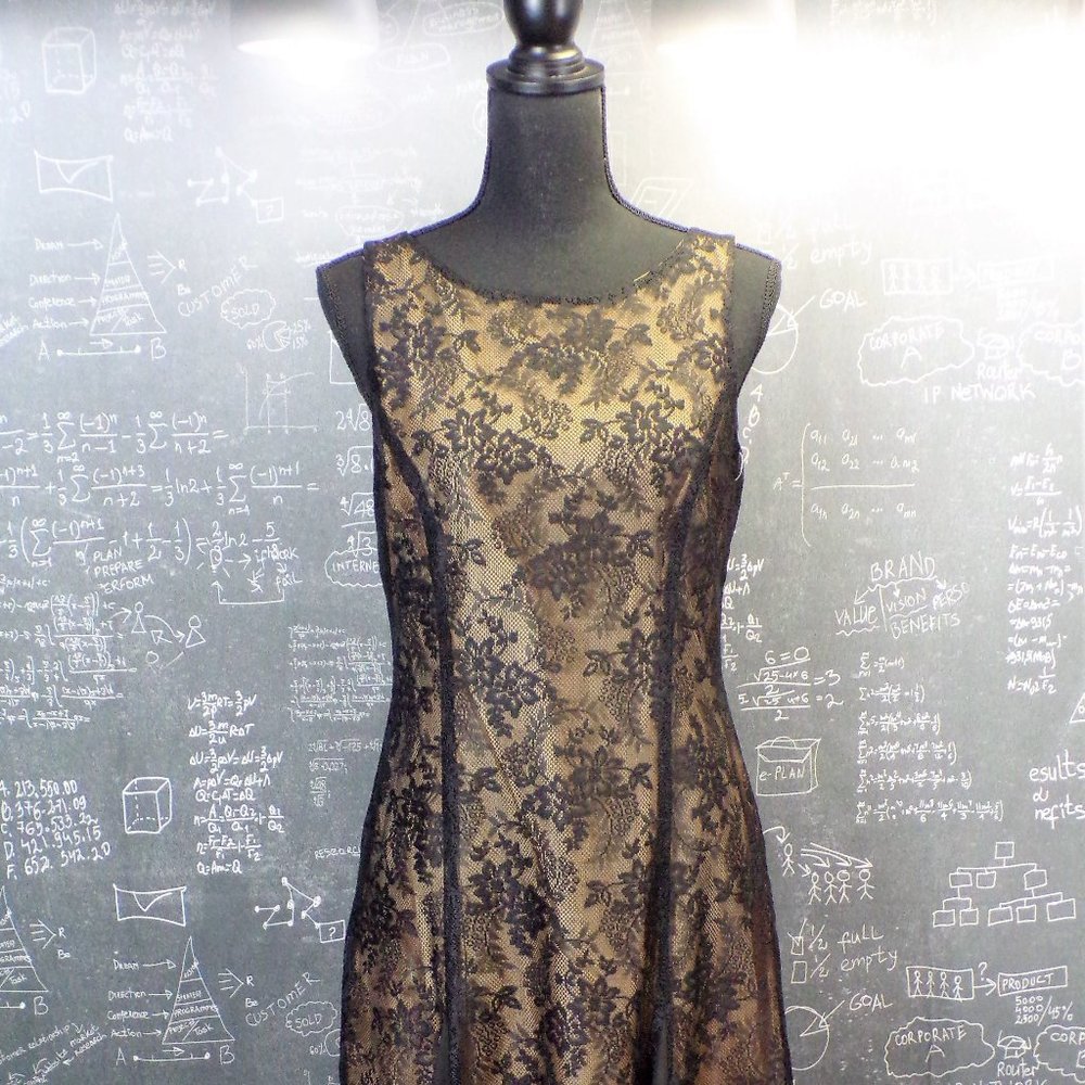 Danny & Nicole Lace Sleeveless Dress